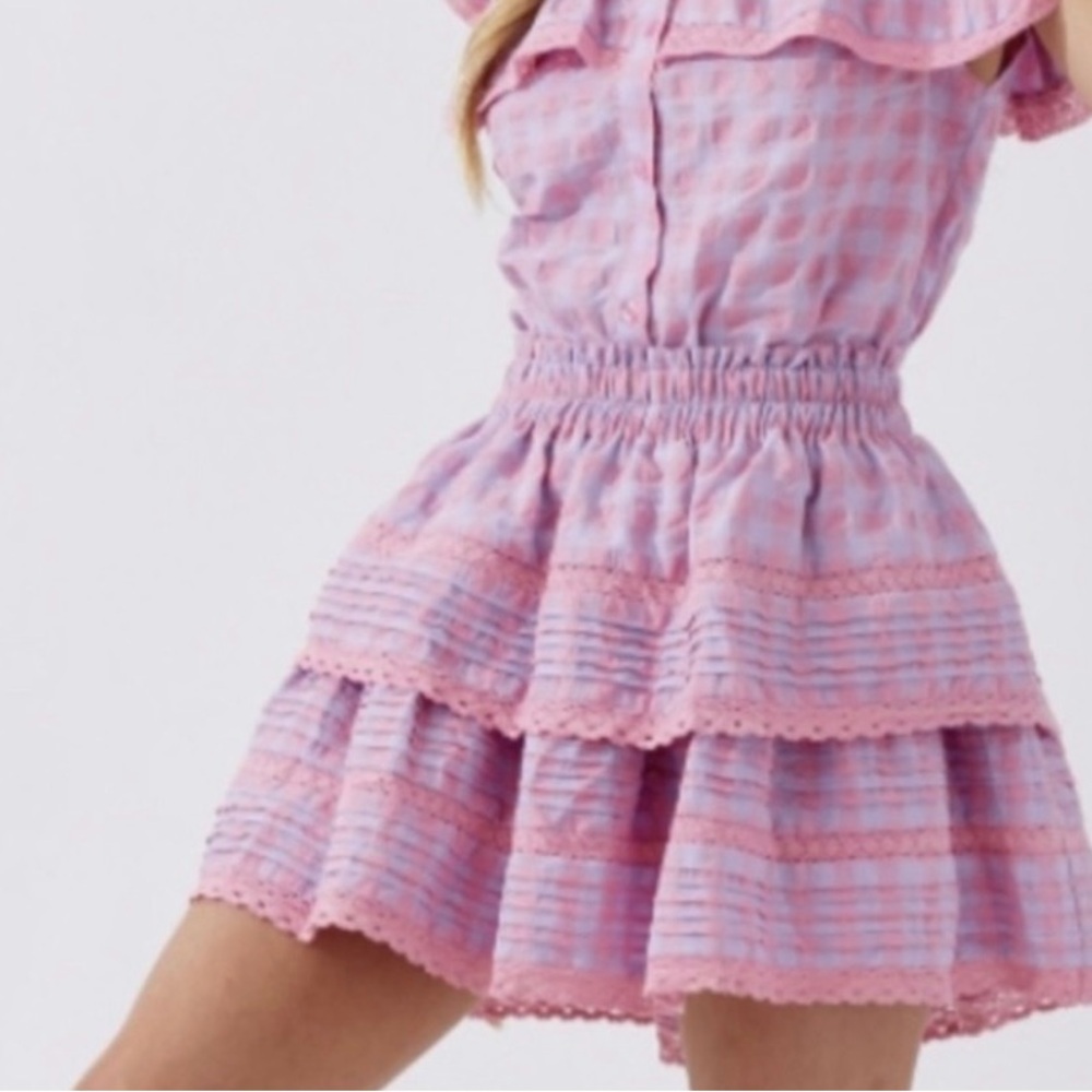 Day + Moon Pink and Purple Skirt